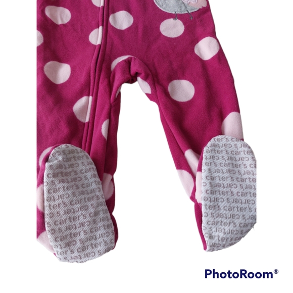 3/$28 Carter Girl Owl 🦉 Footie Pajama - Picture 2 of 4